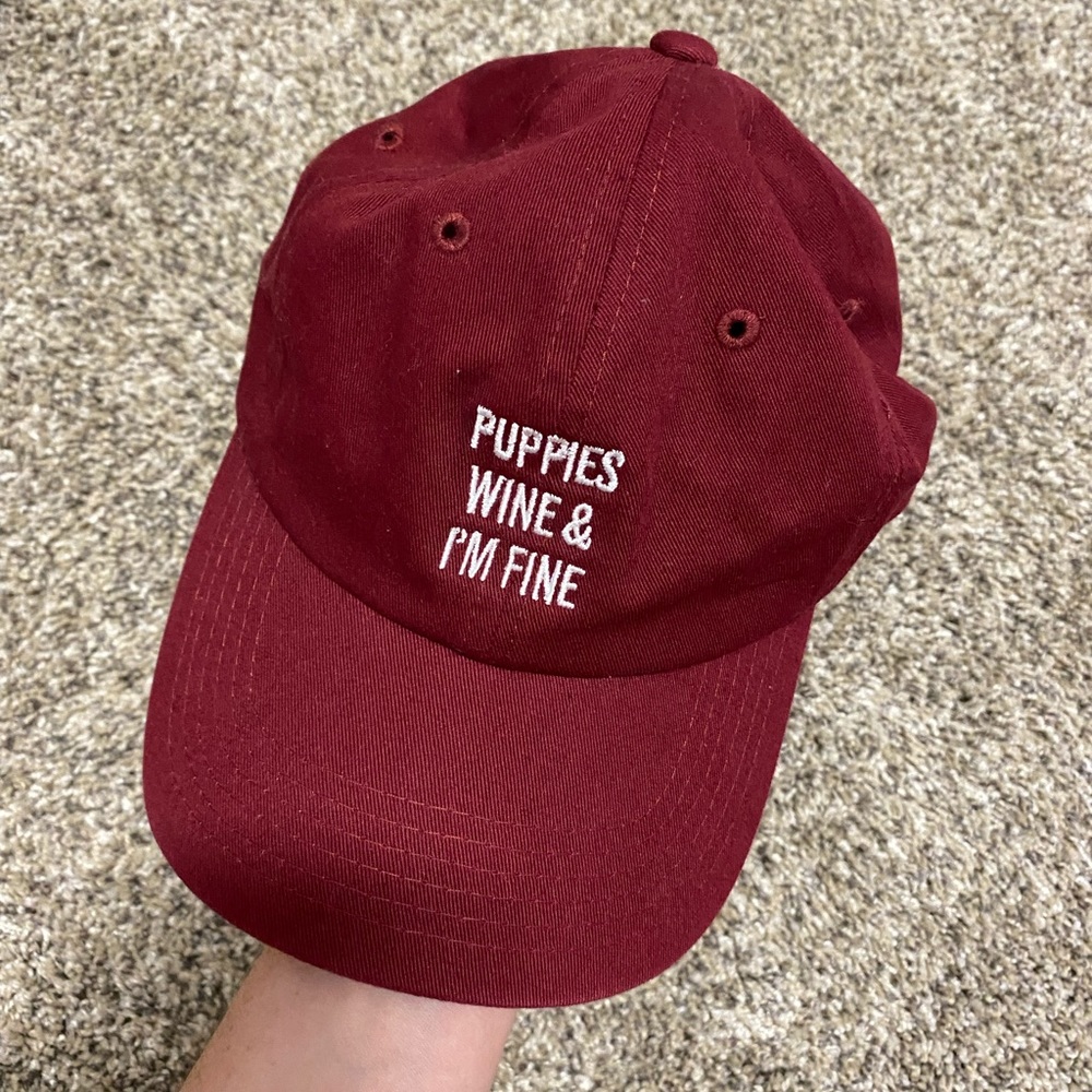 Puppies Wine & I’m Fine Hat